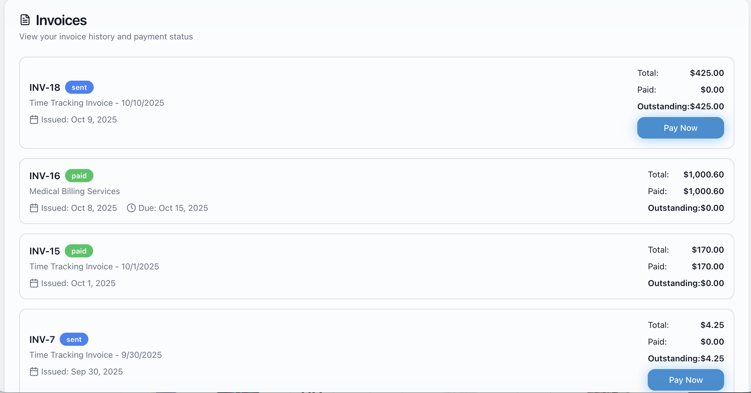 Your clients pay their way, from their own portal