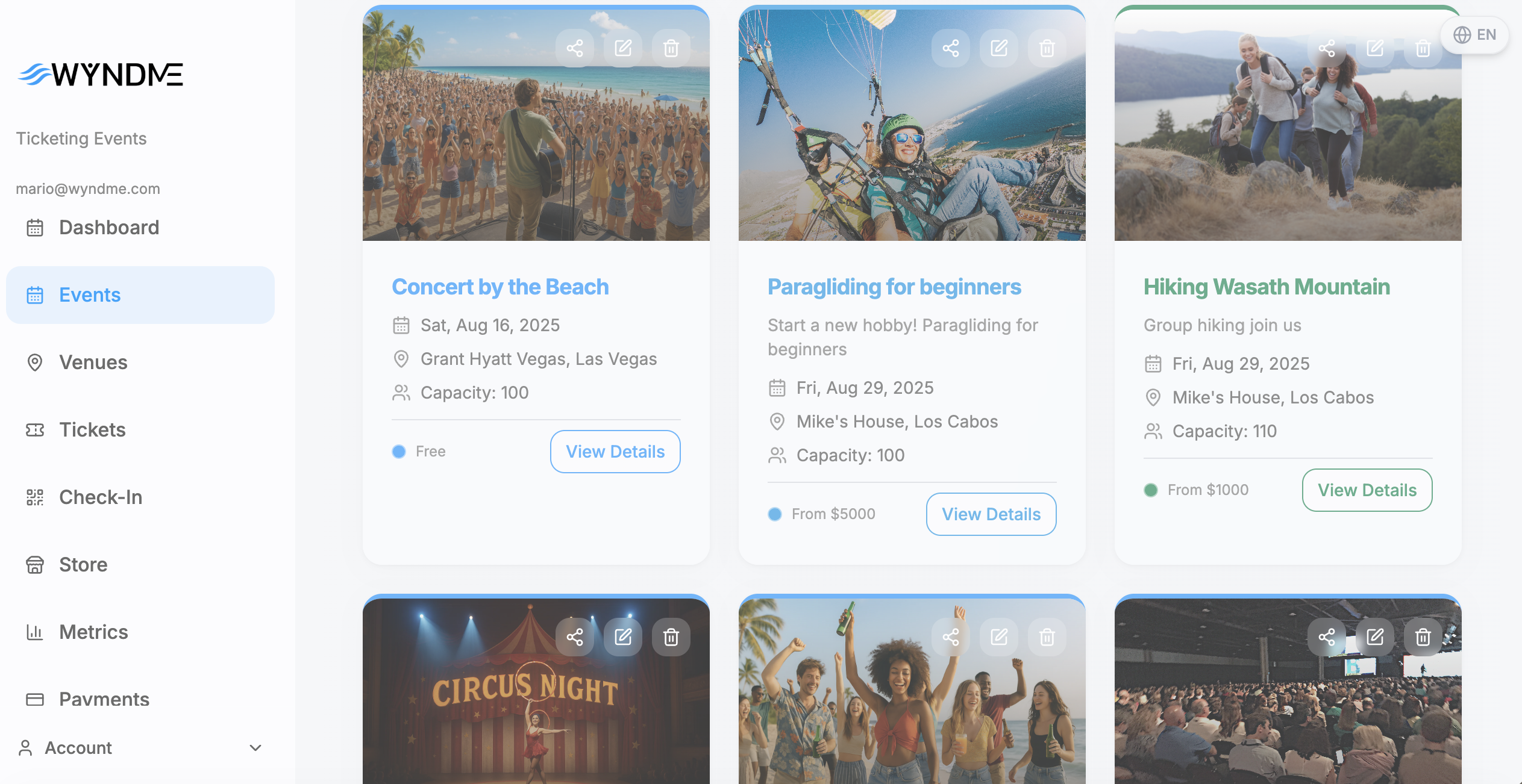 Events that look like they were designed for you