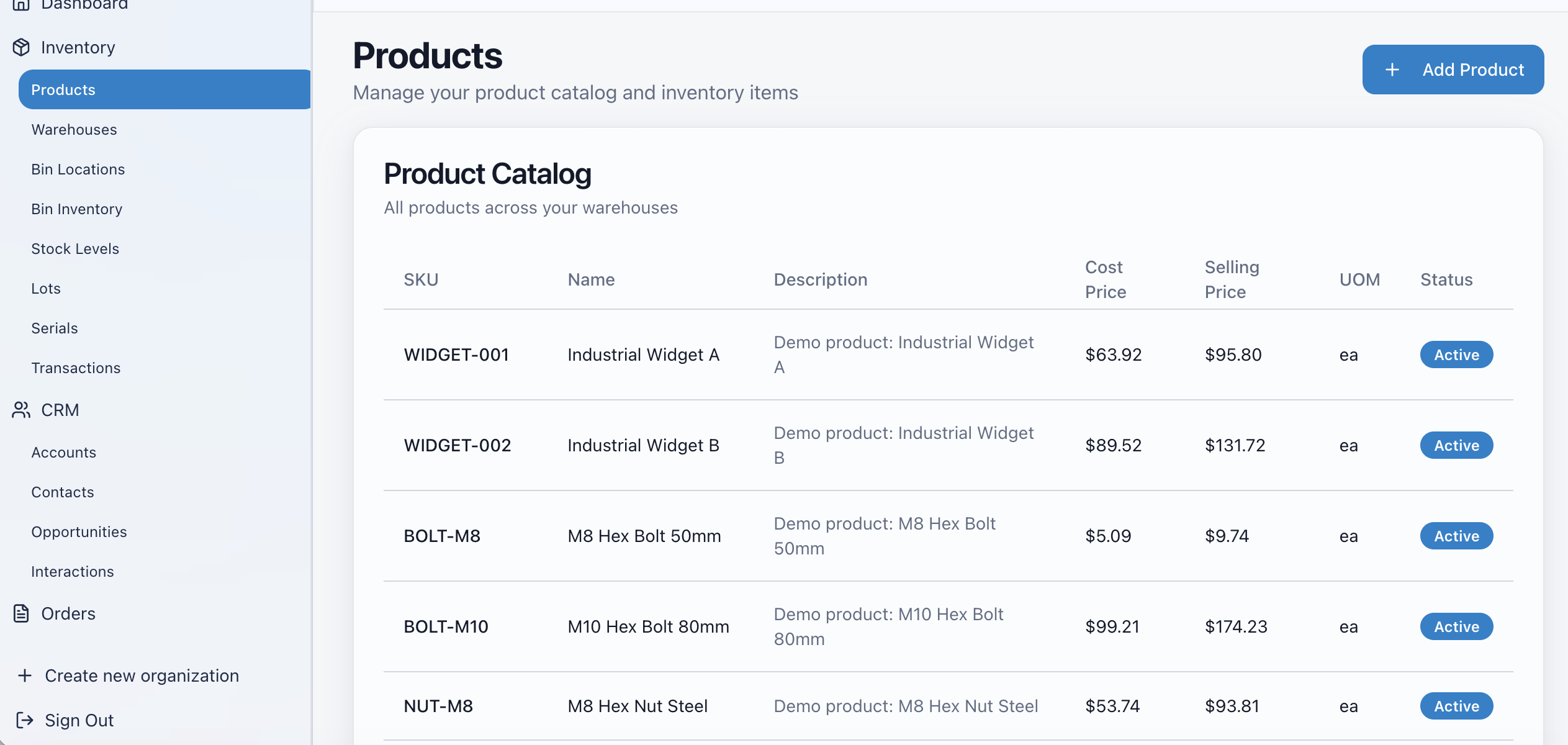 A catalog that holds everything you sell